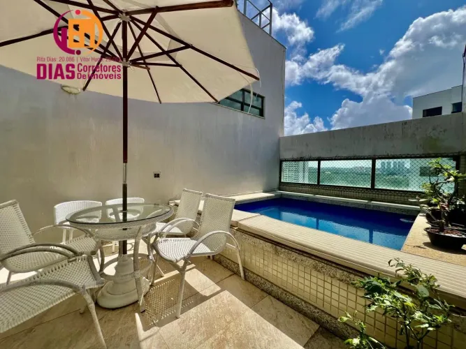 Apartamento Cobertura Duplex à venda 4/4 sendo 2 suítes com 200m² em Patamares, Salvador/B