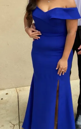 Liquidado!!Vestido azul caneta lindíssimo