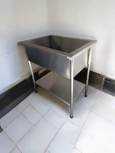 Cuba industrial em aço inox 