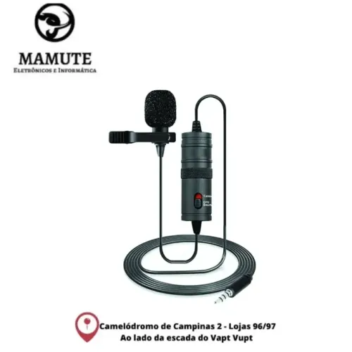 Mini Gravador de Lapela Hrebos Microfone Lapela