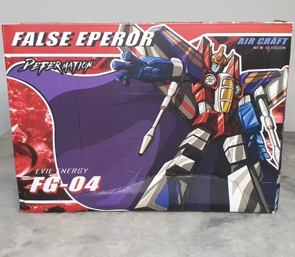 Transformers Starscrean false eperor 13cm novo