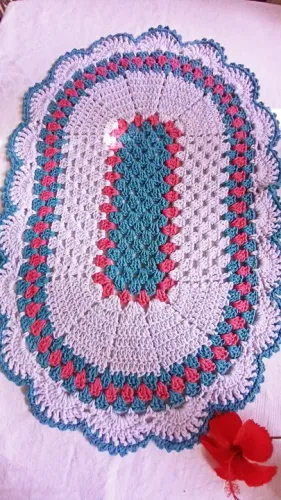 Tapete de crochê