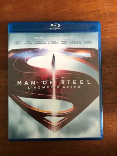 Blu-Ray Homem de Aço Importado. Com legendas em Português
