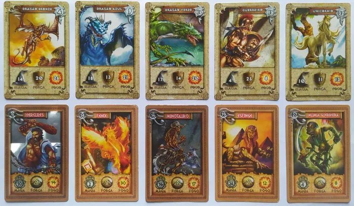 Lote De 10 Figurinhas Dracomania Mythomania Elma Chips