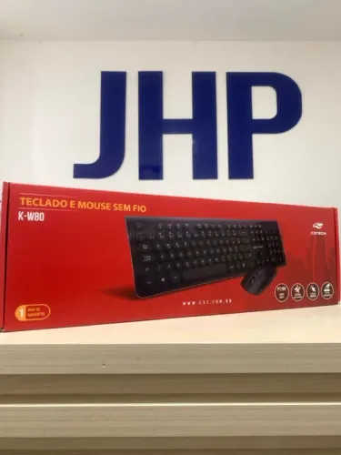 Teclado e Mouse Sem Fio K-W80 C3TECH - Novo Lacrado - Loja Fisica- Curitiba