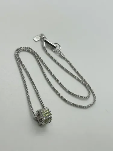 Colar Swarovski Esfera com Cristais