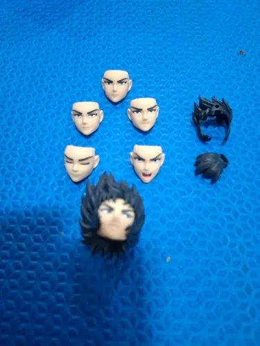 Peças reposição Cloth Myth Bandai Ex Head + faces Shura Sapuris Ex Bandai