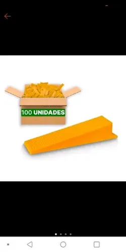 KIT CUNHA TITANIUM P/ NIVELAMENTO DE PISO PORCELANATO 100PCS