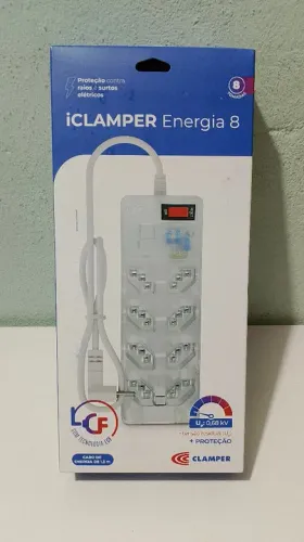 Régua Protetor Contra Surto de Energia da Iclamper