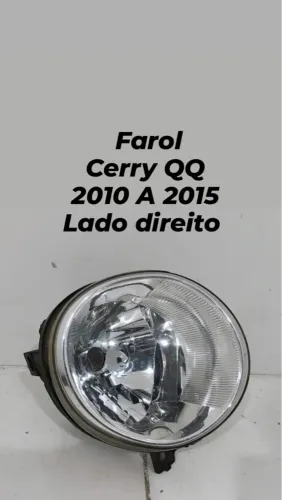 Farol Chery Cerry QQ 2010 a 2015 - Lado Direito