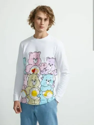 Blusa Manga Longa Ursinhos Carinhosos