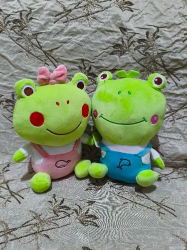 Pelúcias casal de sapo fofinhas