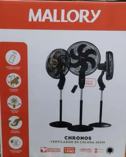 Ventilador de Coluna Mallory Chronos 40cm - Novo