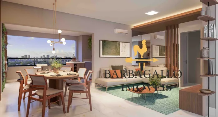 Mistral Patriani SBC - Apartamento a venda Alto Padrão 124m² com Varanda Gourmet na Av. Ke