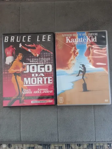 DVD's - Jogo da Morte e Karatê Kid