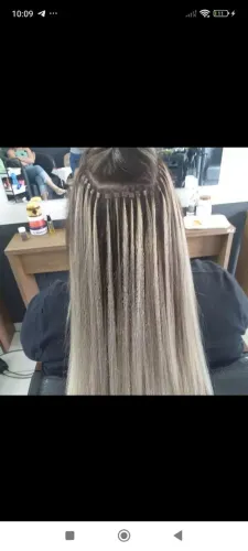 Alongamento de cabelo microlink