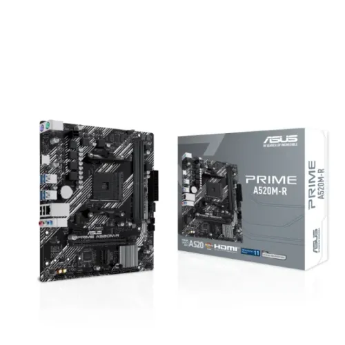 Placa Mãe ASUS Prime A520M-R, Chipset A520, AMD AM4, mATX, DDR4, HDMI - 90MB1H60-M0EAY0
