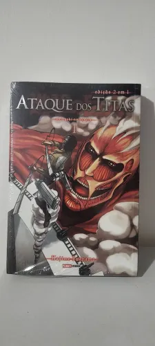 Mangá Ataque Dos Titãs (2 em 1) - Volume 1 Lacrado