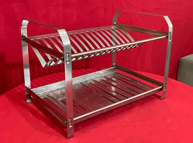 Escorredor de Louça Inox 2 Andares