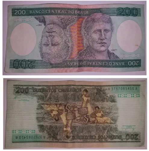Cédula 200 Cruzeiros  - Brasil
