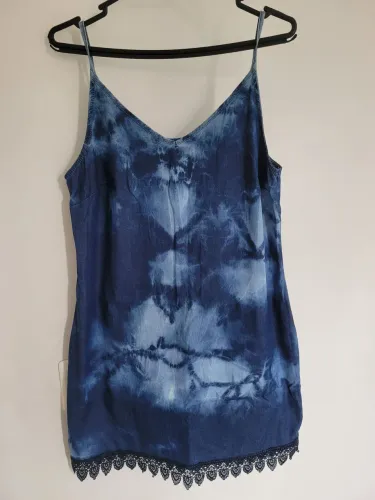 Vestido Jeans Tie Dye Hering