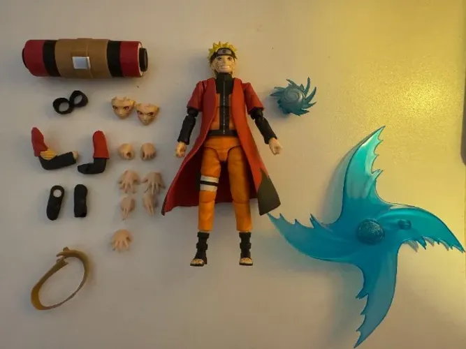 Boneco Uzumaki Naruto - S.h.figuarts Bandai