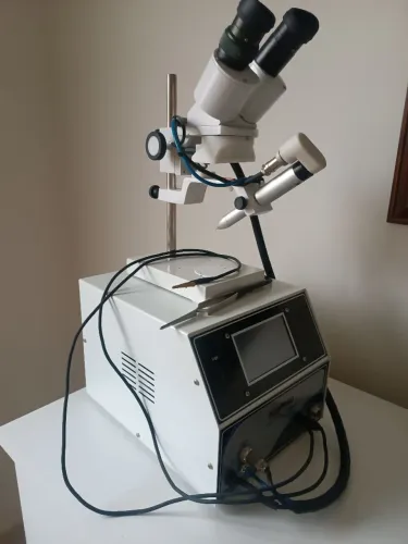 Máquina de Solda prata e ouro 