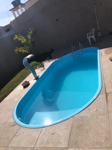 Piscina oval para seu lazer! 5.92 x 3.00