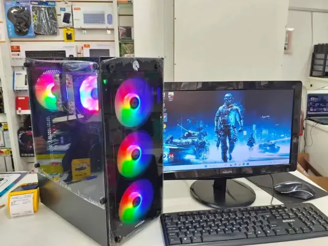 Pc gamer novo Ryzen 5600gt 1 ano de garantia entrega e instalação gratis