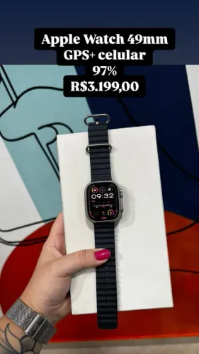 Apple Watch Ultra 1 / 49MM / GPS+ CEL / Saúde de bateria 97% / R$ 3199,00