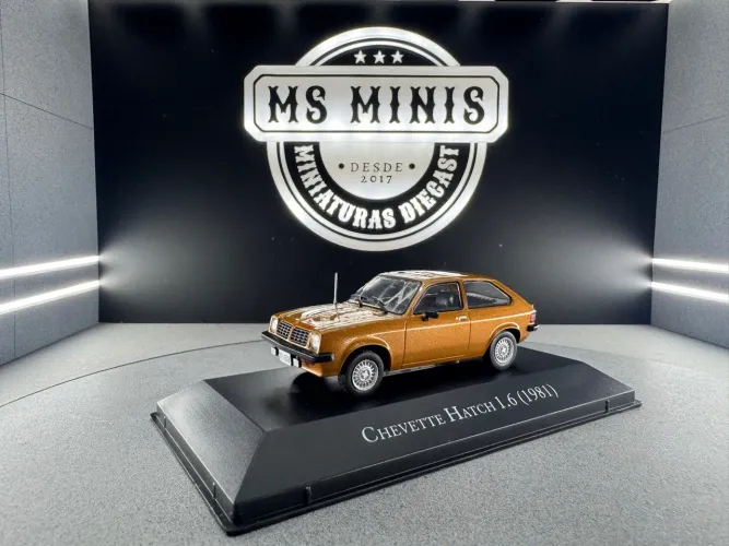 Miniatura Chevette Hatch 1.6 (1981) - escala 1/43