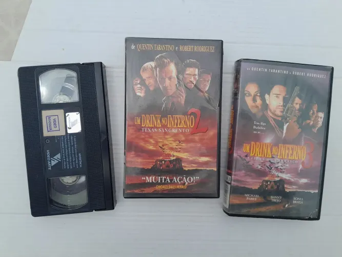 Trilogia Vhs Um Drink No Inferno Originais Legendados (ler descrição anuncio)