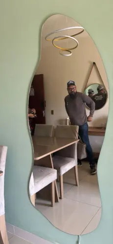 Espelho orgânico a pronta entrega 