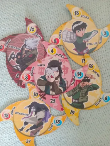 Cartas Shuriken Naruto Elma Chips