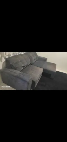 Sofá  reclinável com chaise