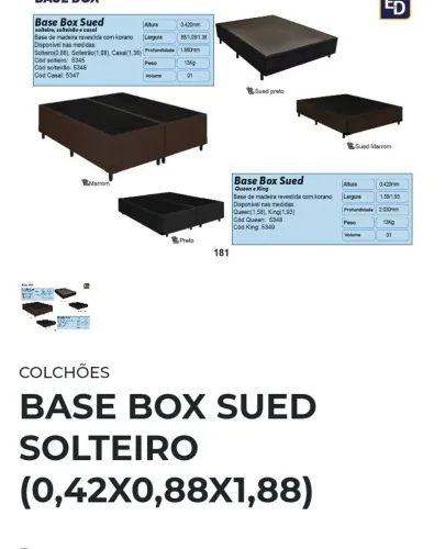 Base Box solteiro