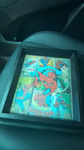 Quadro Decorativo Homem Aranha tridimensional 