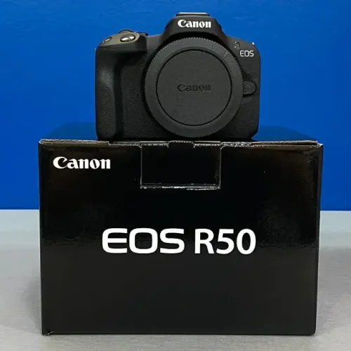 CANON R50 CORPO NOVA LACRADA 