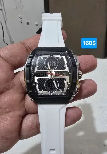 Relógio da SANDA pulseira de silicone branca original