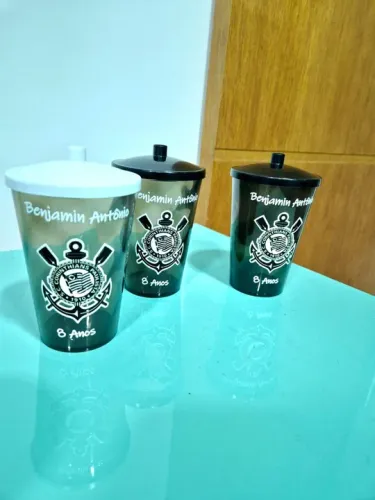 Kit 20 Copos Twister Lisos Com Tampa e Canudo 300 ml / 500 ml Diversos Modelos e Cores