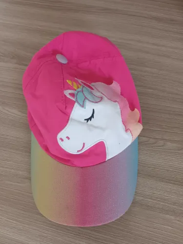 Boné Infantil Unicórnio Degradê Rosa