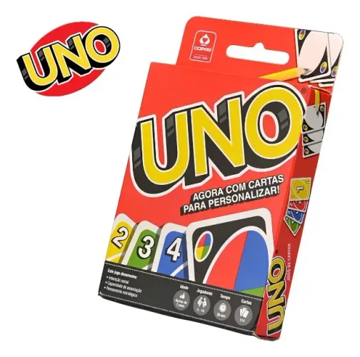 Jogo De Cartas Uno Copag Mattel Original Novo Lacrado Loja Coimbra Computadores
