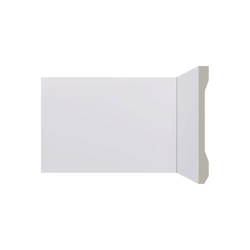 Caixa de Rodapé em PVC branco - Novo/ Santa luzia 15cm