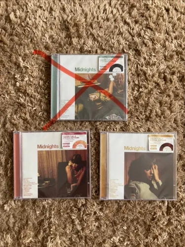 CD Midnights Taylor Swift Capa Alternativa Unitário