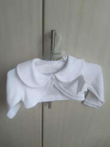Bolero branco/ preto/ rosa plush MG 1 e 2