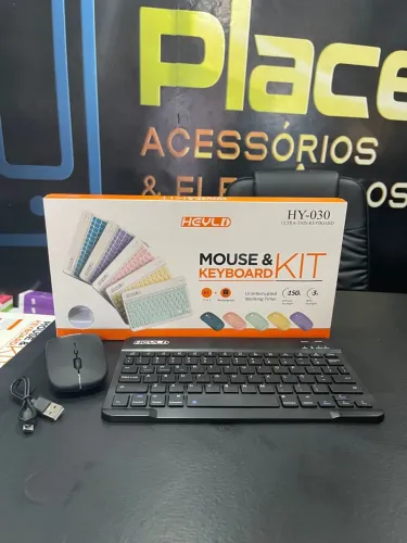 Kit Teclado e Mouse Sem Fio HY-030