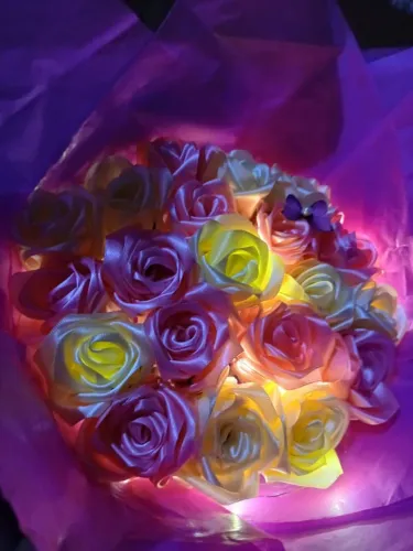 Buquê de cetim grande