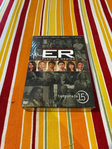 Box DVD's Lacrado - ER Plantão Médico - Décima Quinta (15ª) Temporada