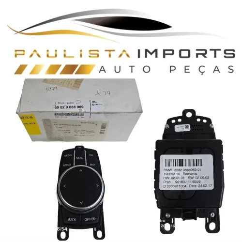Controle Comando Som Bmw X1 F48 X2 F39 I3 I8 ( Novo Original *