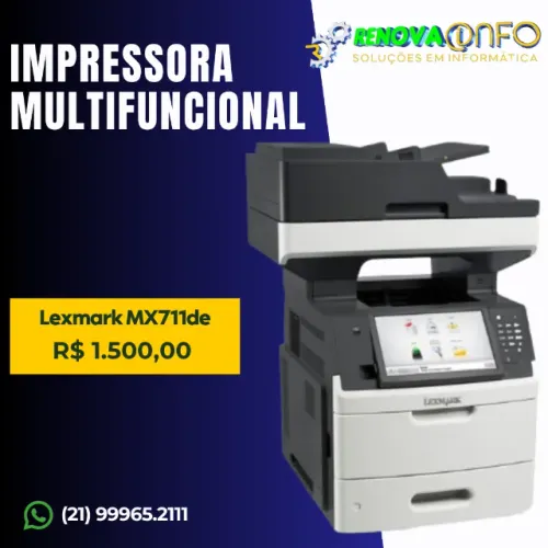 IMPRESSORA MULTIFUNCIONAL LEXMARK MX711de
